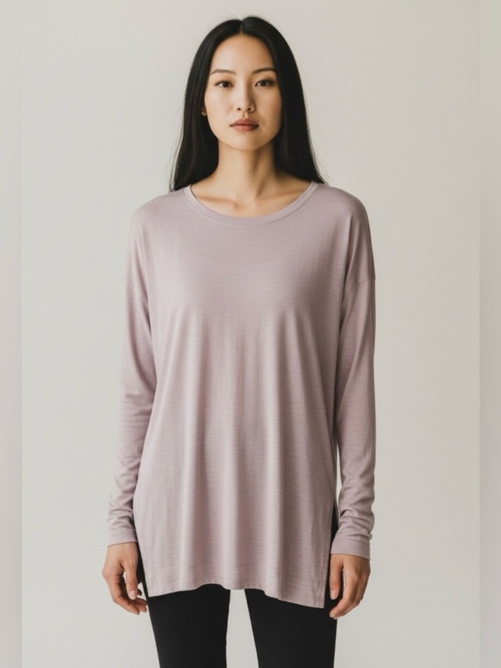 All In Motion Long Sleeve Athletic Tunic // Purple // XXL